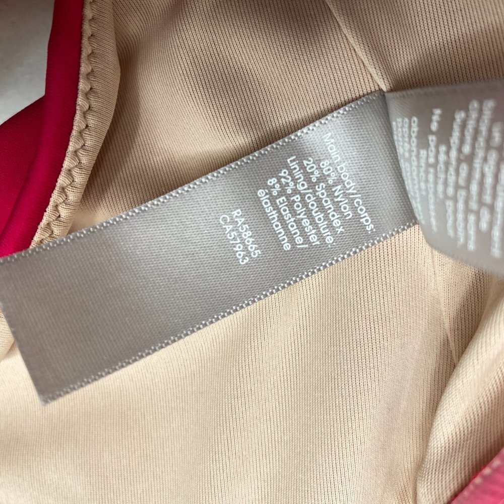 Chelsea28 Pink Scalloped One Shoulder Bikini Top - Picture 9 of 10